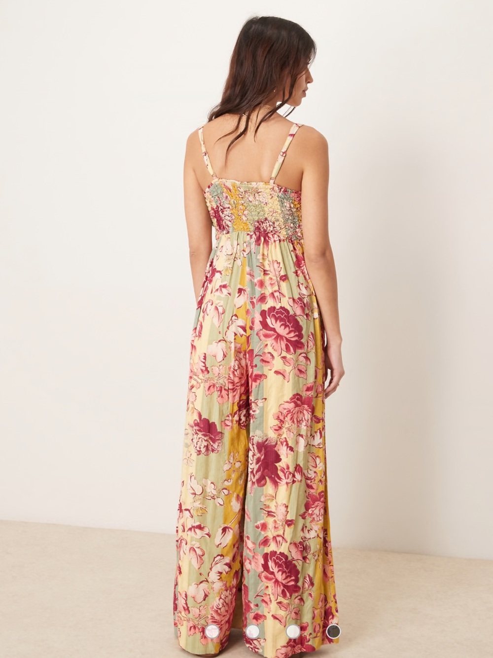 Free People Melrose printed wide leg jumpsuit - Picture 2 of 12